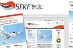 9-2  SEKE-hanke 2012-2014: logo, kuvitus, graafinen ilme, opas