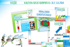 8 Kuopion Kalevan Kisat 2014, visuaalinen ilme